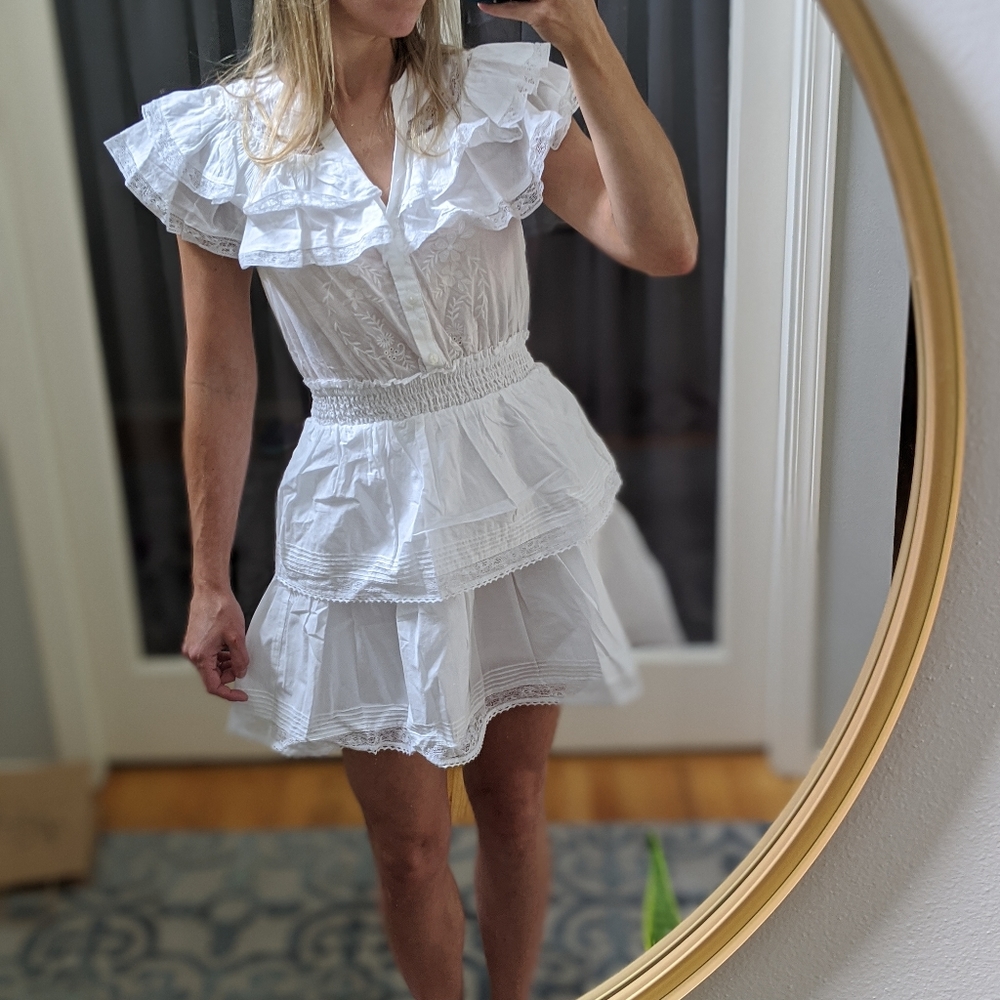 Loveshackfancy Penelope White Lace Dress